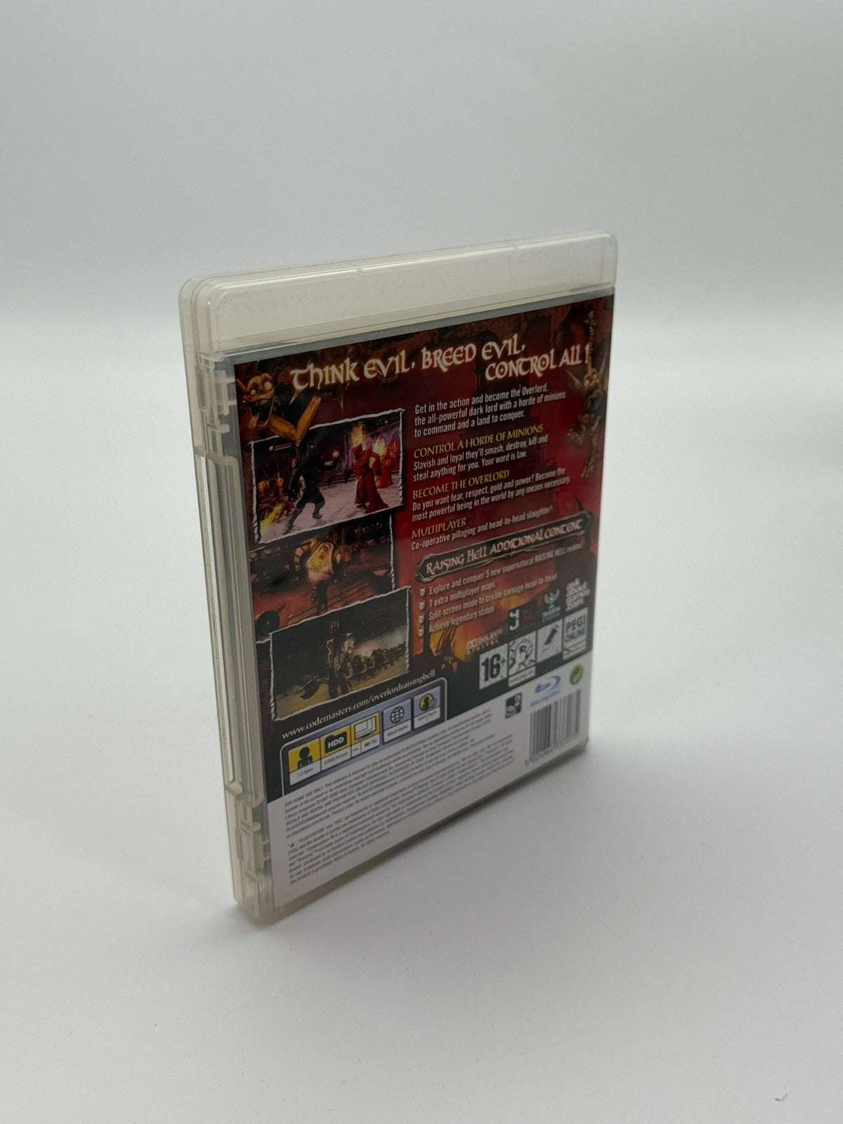 Overlord Raising Hell Sony Playstation 3 Sehr guter Zustand CIB OVP + Karte