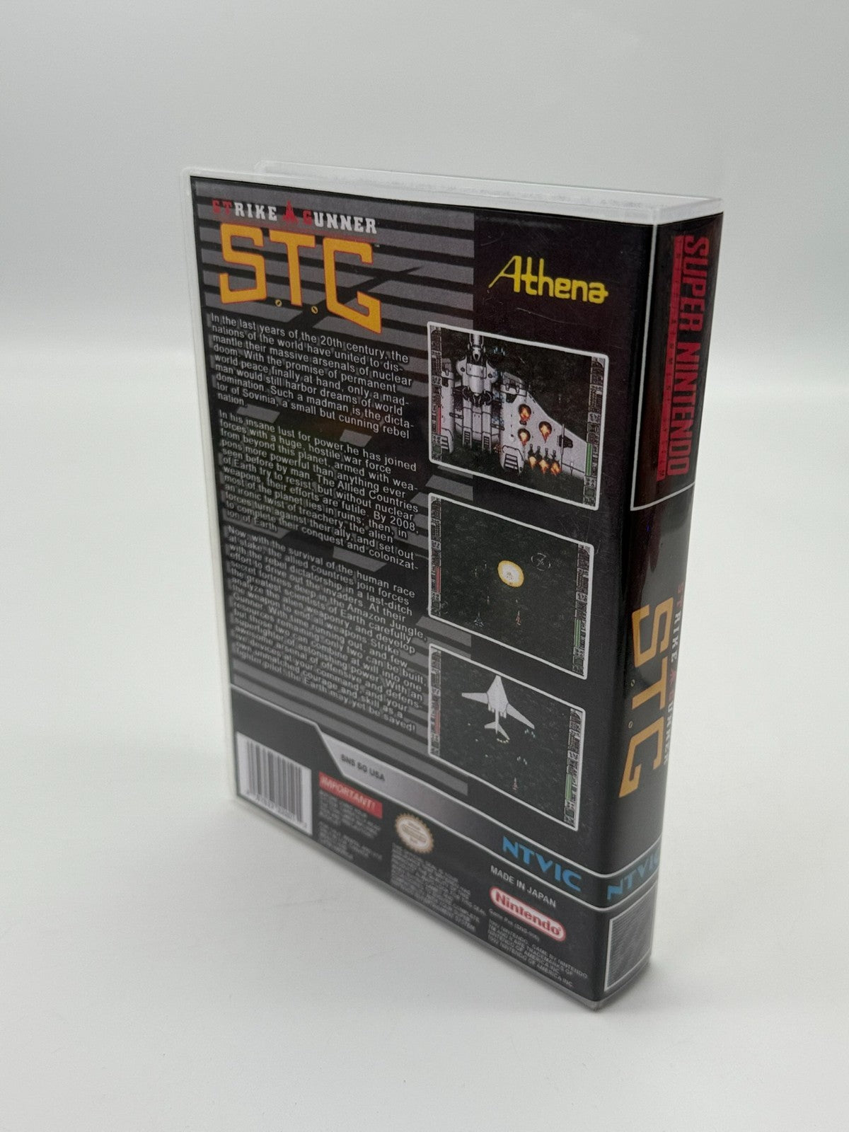 Strike Gunner S.T.G. Super Nintendo SNES NTSC-U/C bon - très bon + manuel
