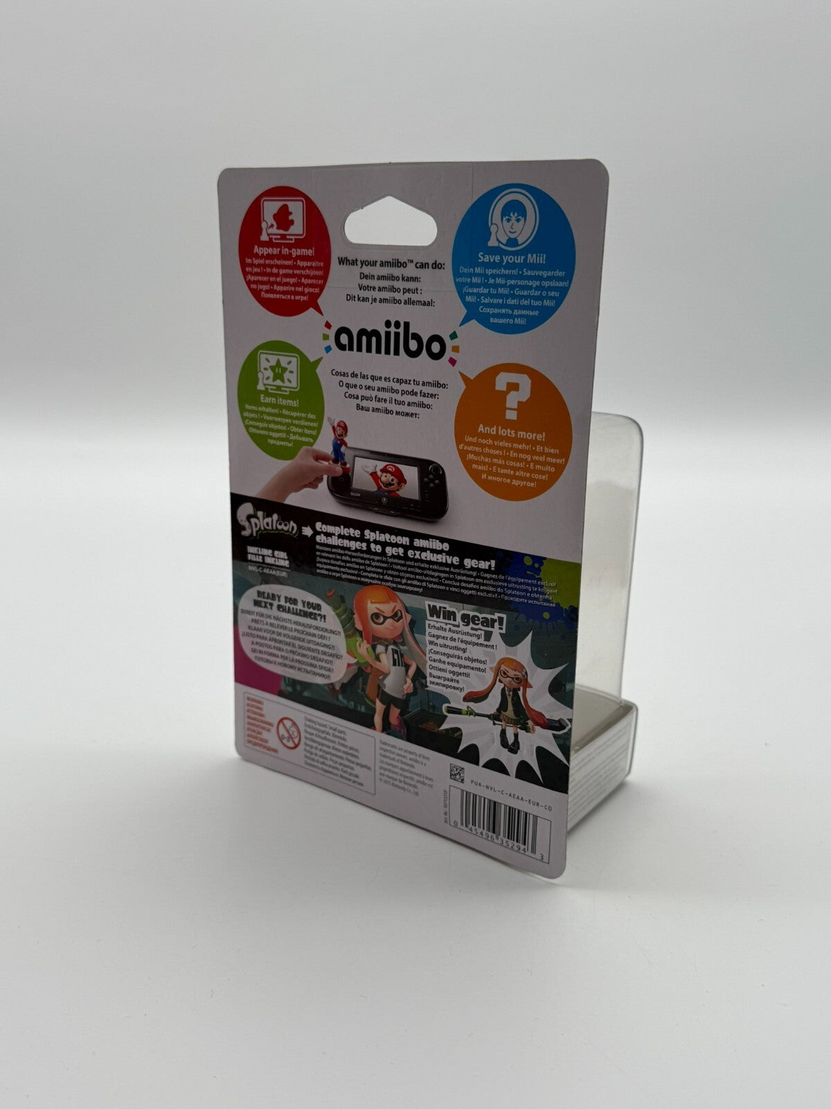 Splatoon Inkling Girl Amiibo 3DS Wii U Switch New & Unused