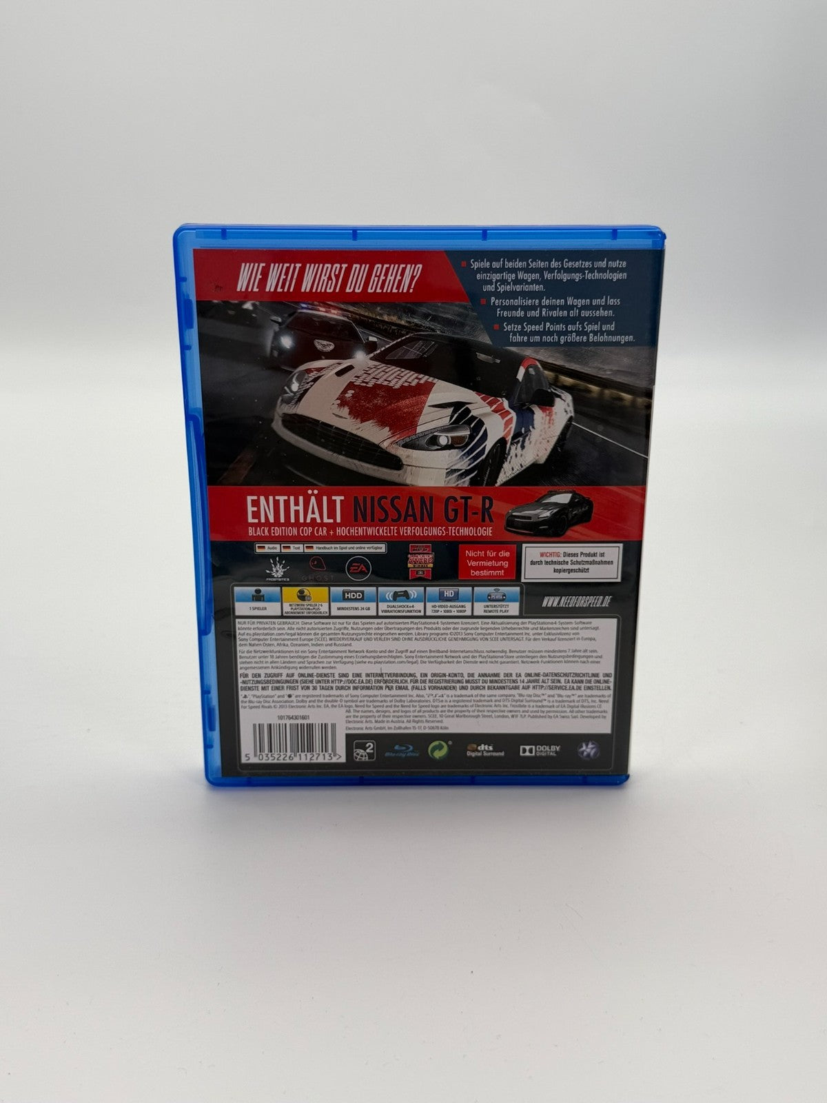 Need for Speed Rivals Sony Playstation 4 guter Zustand CIB OVP