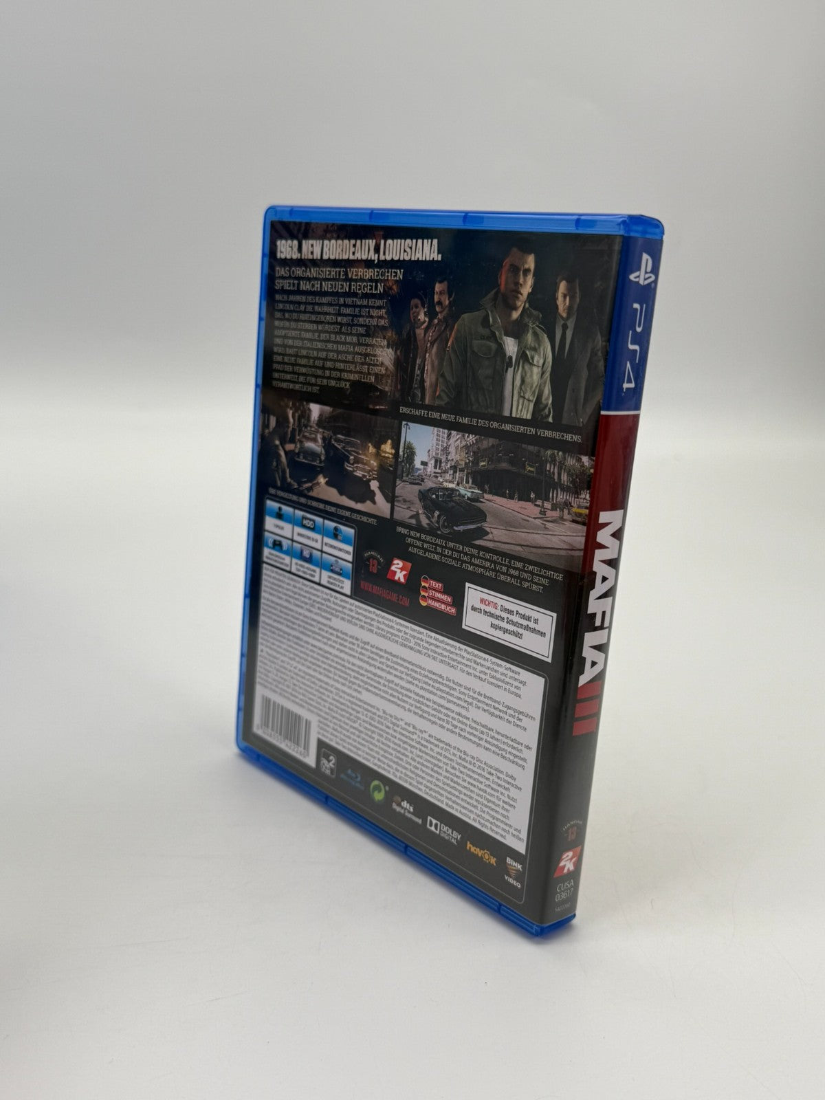 Mafia III Deluxe Edition Sony Playstation 4 Très bon état CIB OVP