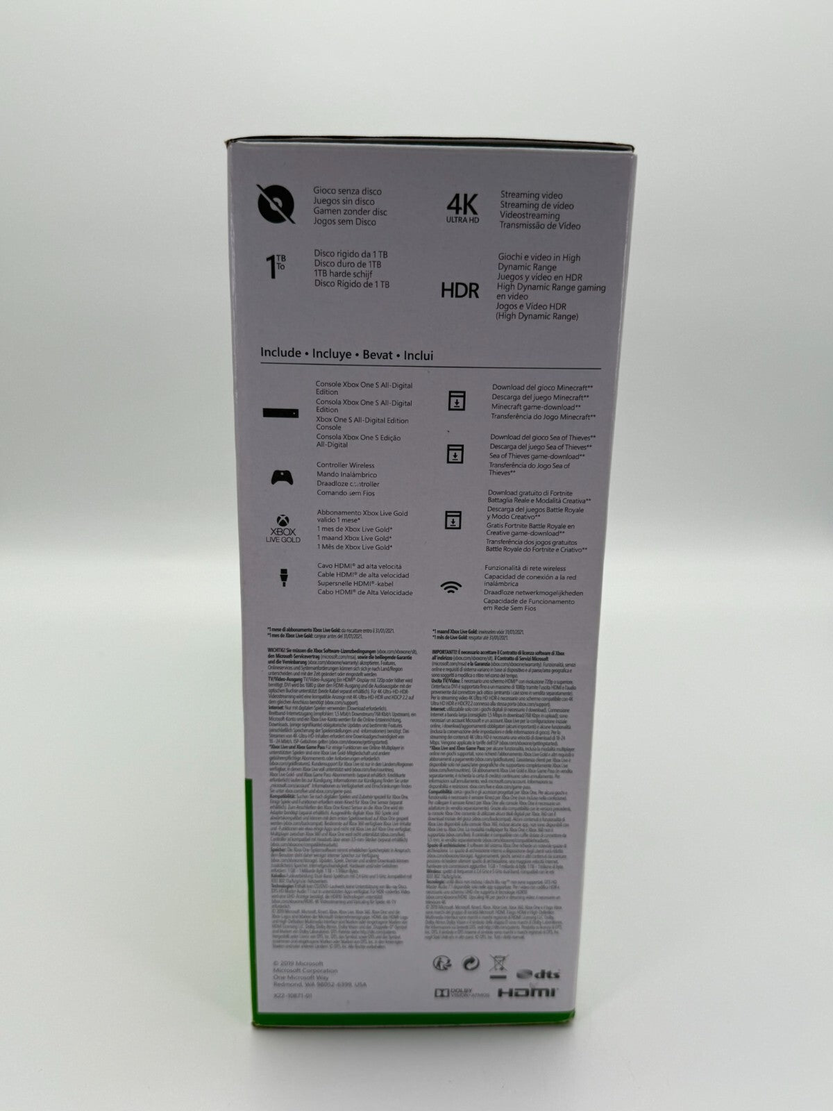 Microsoft Xbox One S All-Digital Edition 1TB Spielekonsole - Neu Factory Sealed