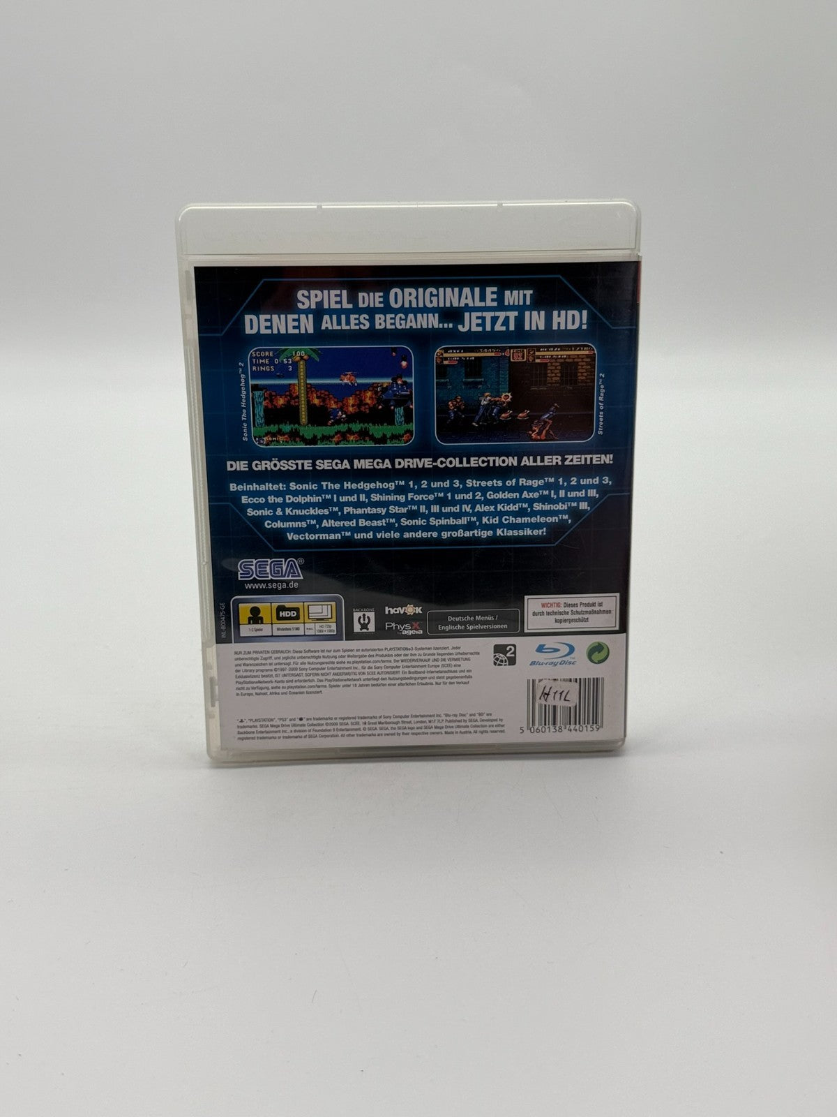 Sega Mega Drive Ultimate Collection Sony Playstation 3 guter Zustand CIB