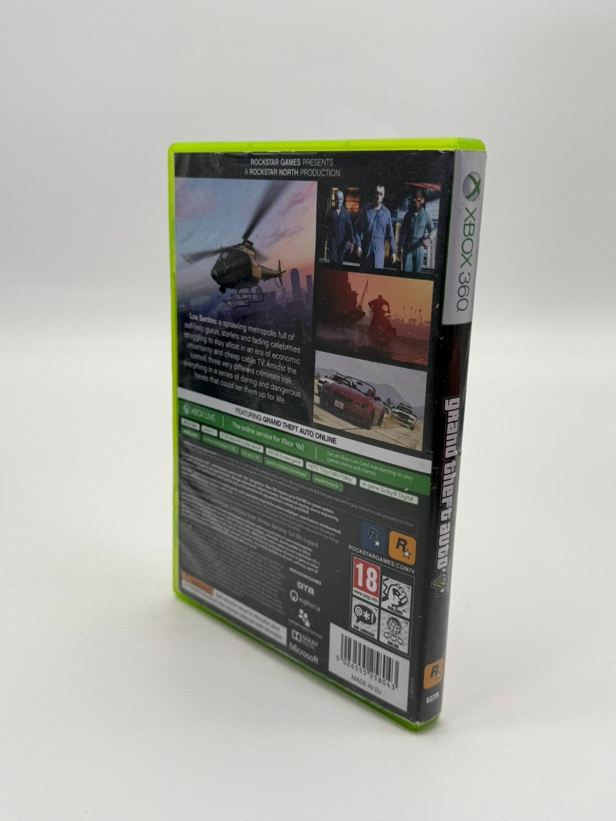 Grand Theft Auto V Microsoft Xbox 360 Bon état CIB Boîte