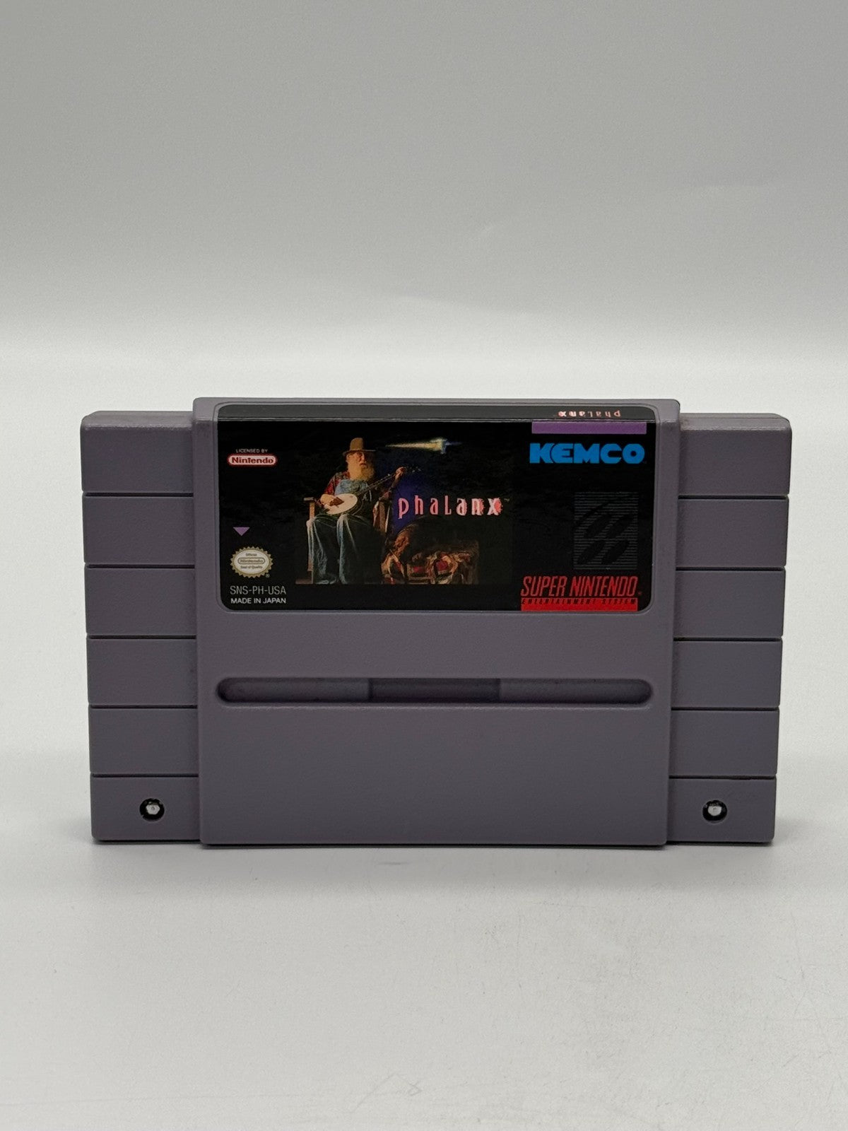 Phalanx Super Nintendo SNES NTSC-U/C guter Zustand Modul + Anleitung