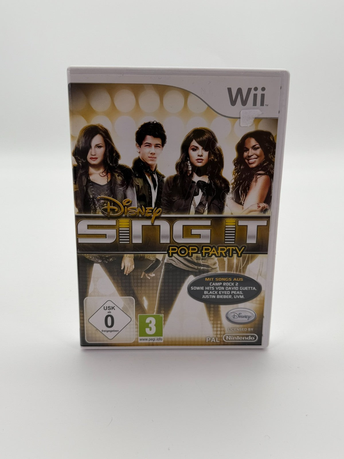 Disney Sing It Pop Party Nintendo Wii guter Zustand CIB OVP