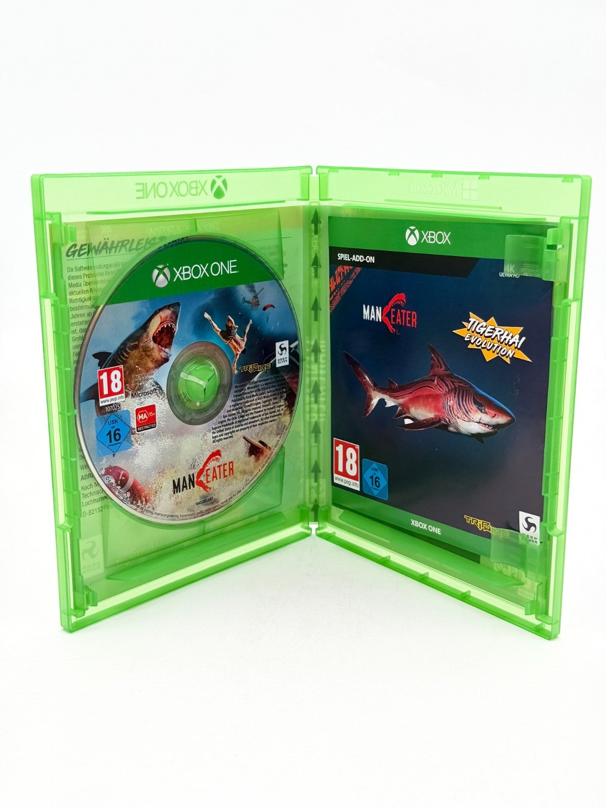 Maneater Day One Edition Microsoft XBox One Très bon état CIB OVP