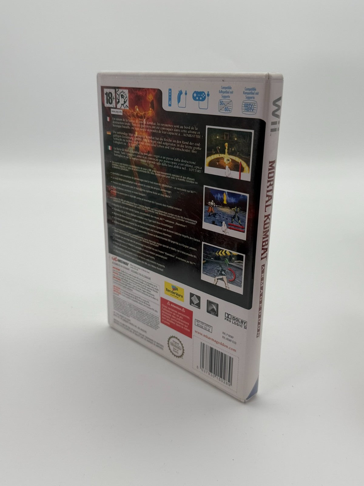 Mortal Kombat Armageddon Nintendo Wii Akzeptabler Zustand CIB OVP