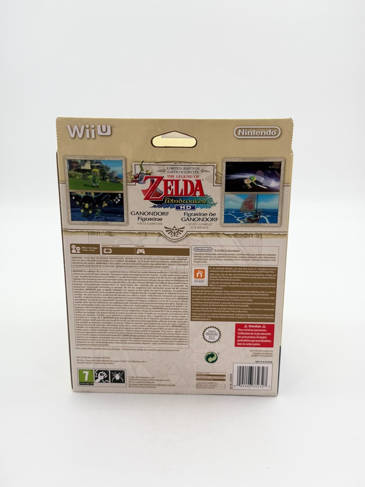 The Legend Of Zelda Wind Waker HD Limited Edition Nintendo Wii U Sehr gut CIB OVP
