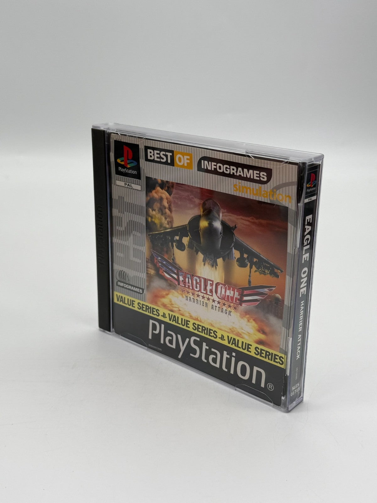 Eagle One Harrier Attack Sony Playstation 1 guter Zustand CIB OVP