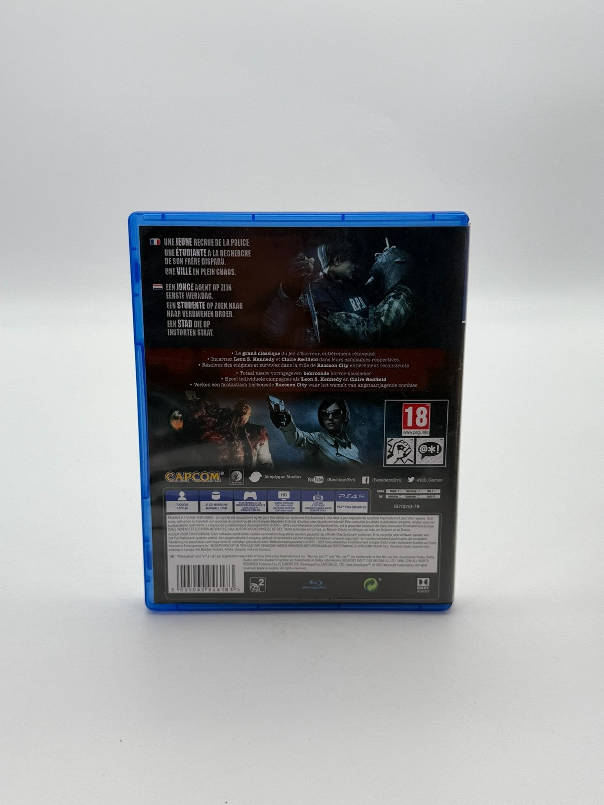 Resident Evil 2 Sony Playstation 4 guter Zustand CIB OVP