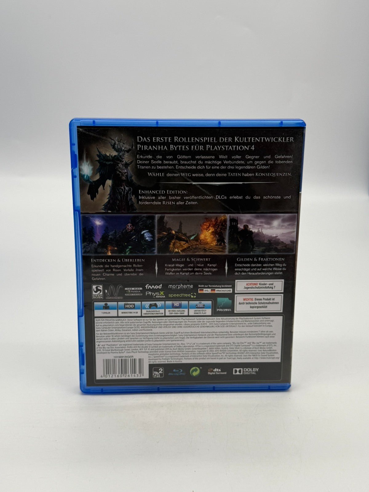 Risen 3 Titan Lords Enhanced Edition Sony Playstation 4 Very Good Condition