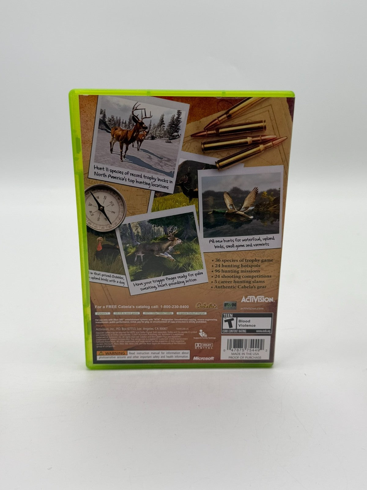 Cabelas Trophy Bucks Microsoft XBox 360 Sehr guter Zustand CIB OVP