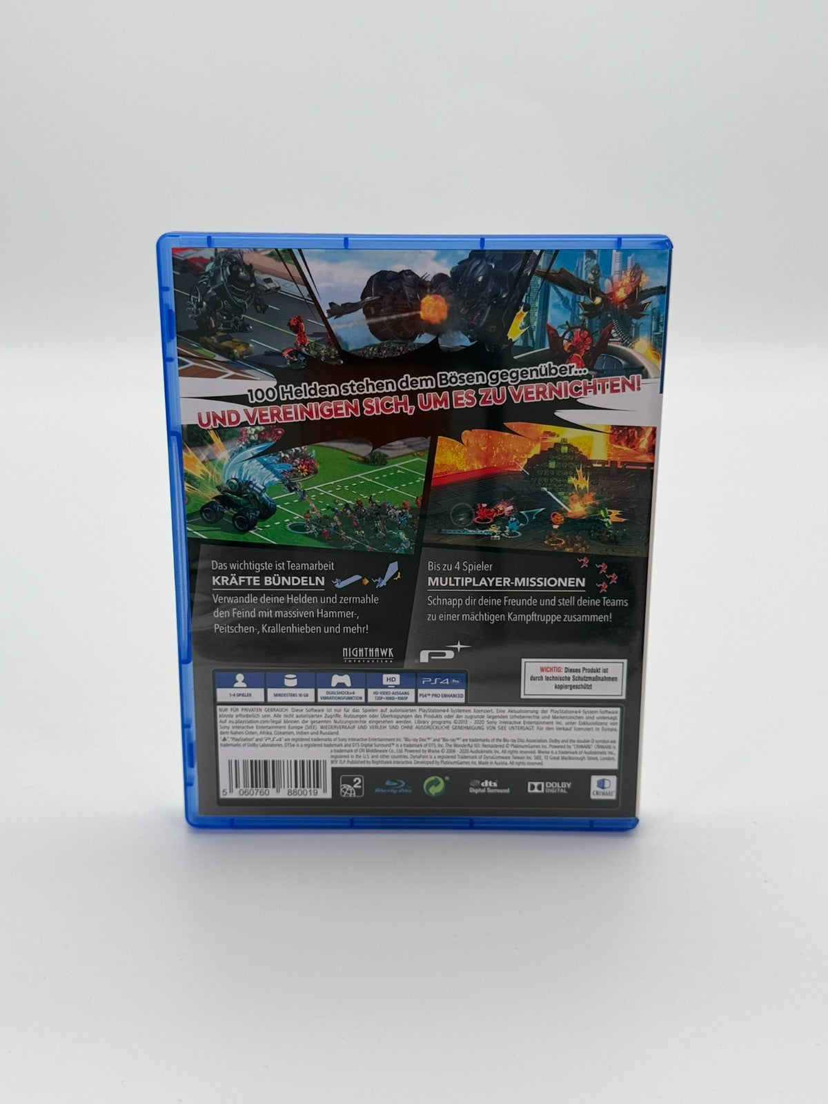 The Wonderful 101 Remastered Sony Playstation 4 good condition original packaging