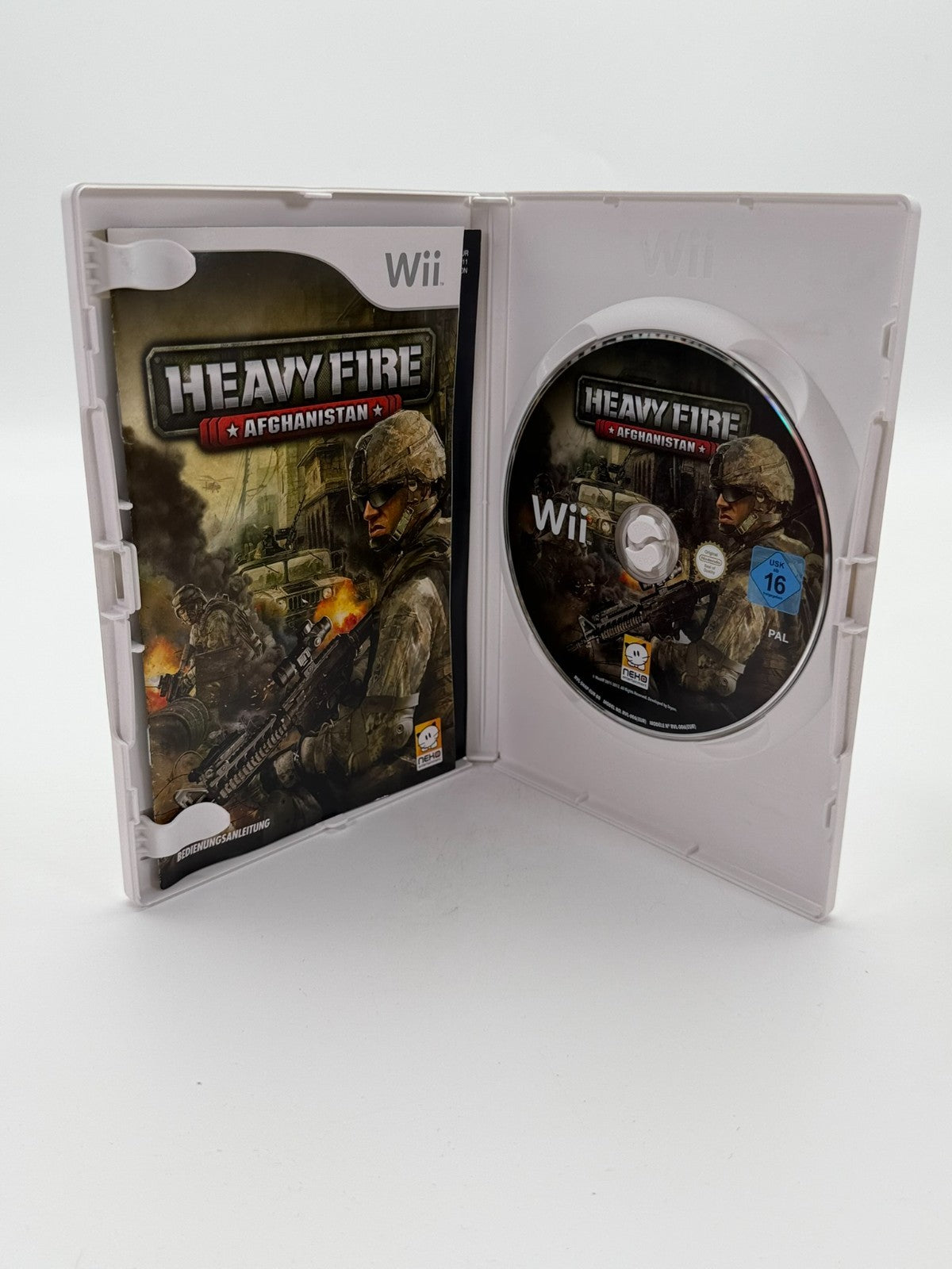 Heavy Fire Afghanistan Nintendo Wii Sehr guter Zustand CIB OVP