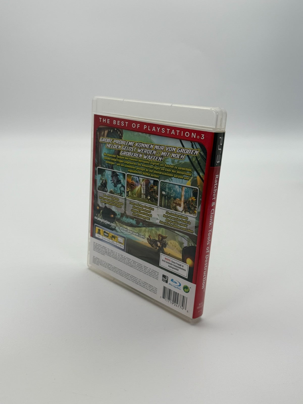 Ratchet & Clank Tools Of Destruction Sony Playstation 3 akzeptabler Zustand OVP
