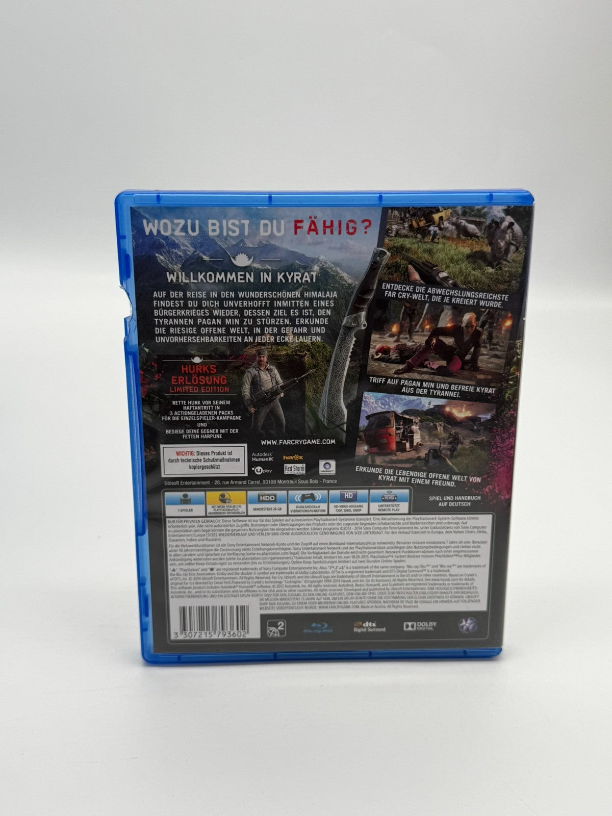 Far Cry 4 Limited Edition Sony PlayStation 4 Très bon état CIB OVP