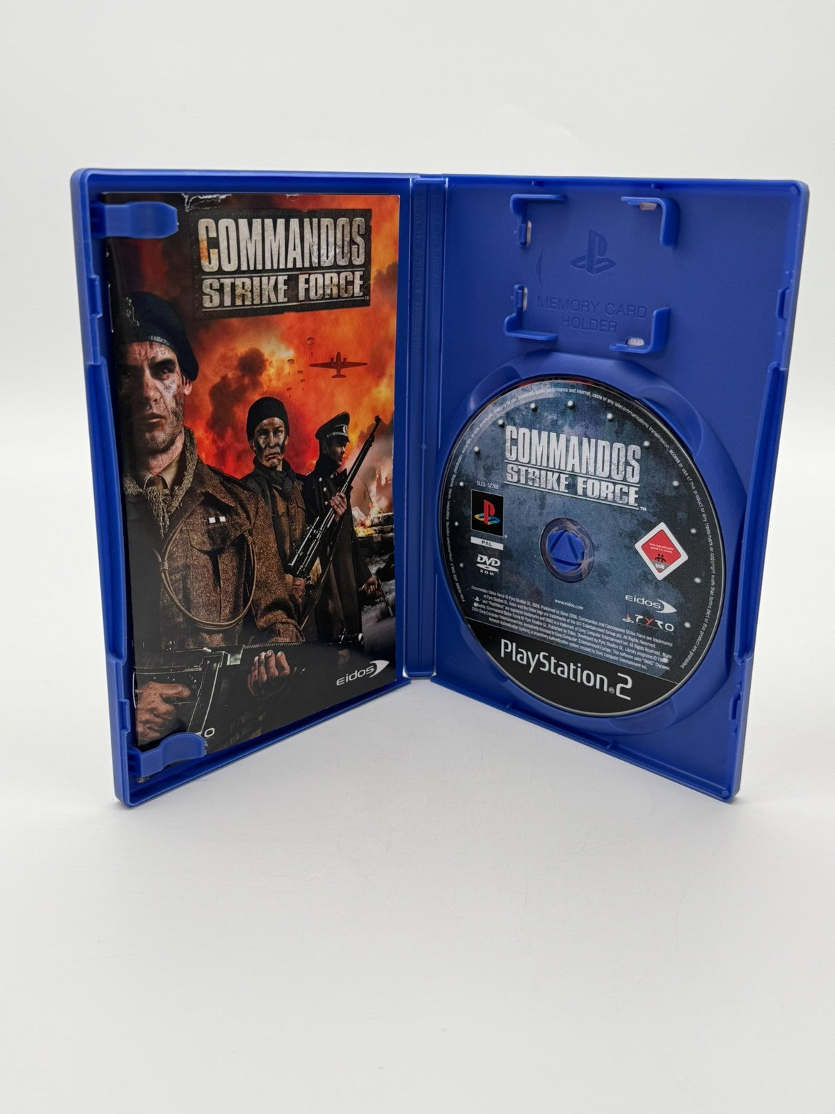 Commandos Strike Force Sony Playstation 2 bon état CIB OVP