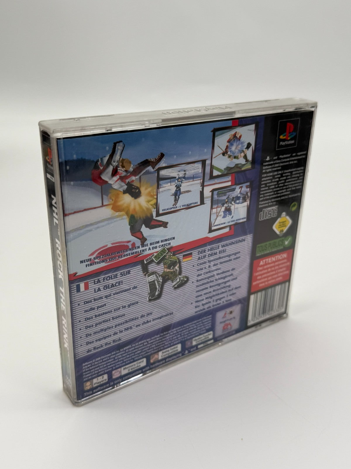 NHL Rock The Rink Sony Playstation 1 guter Zustand CIB OVP