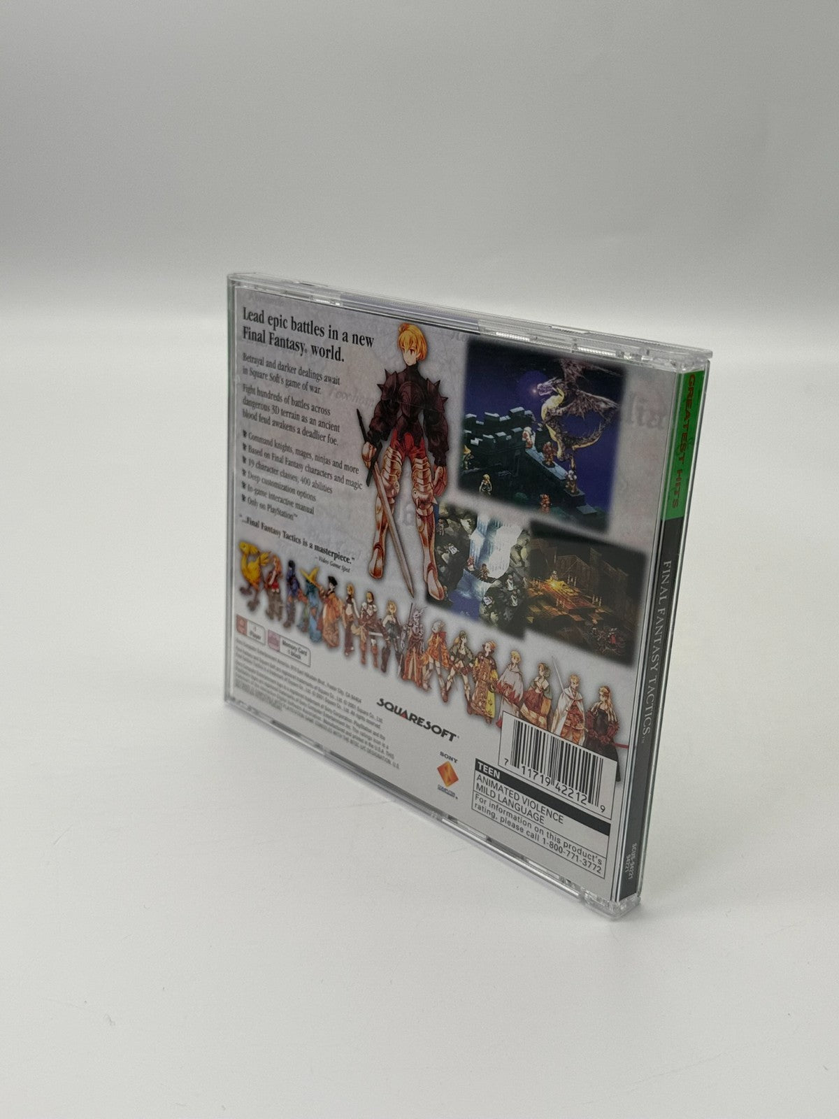 Final Fantasy Tactics Sony Playstation 1 NTSC-U/C Comme neuf CIB OVP