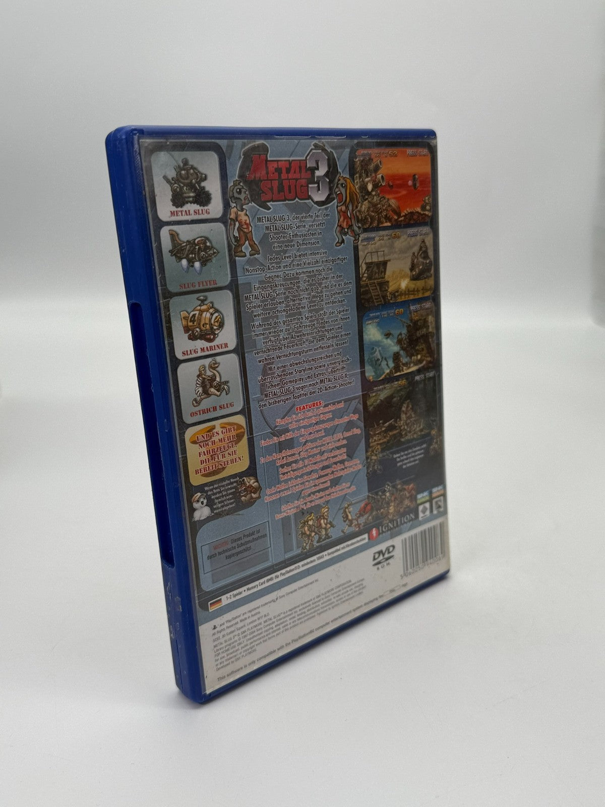 Metal Slug 3 Sony Playstation 2 Sehr guter Zustand CIB OVP