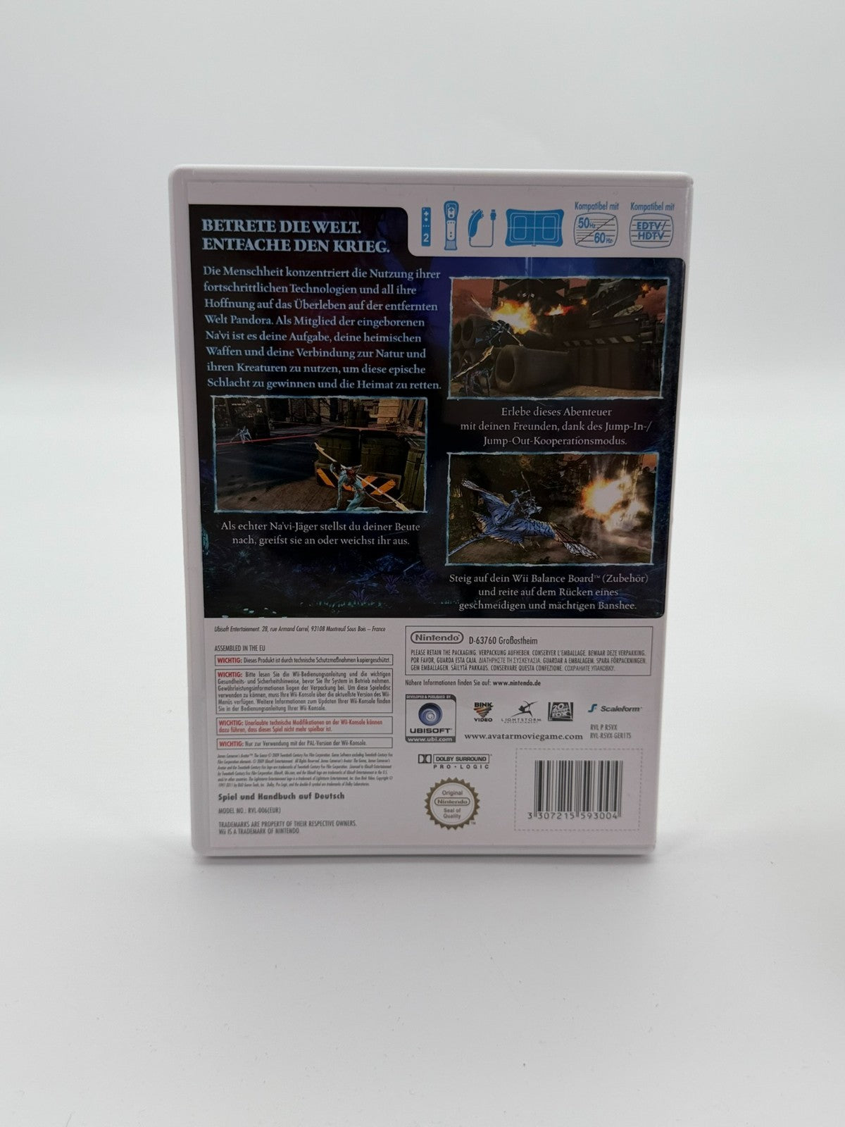 James Camerons Avatar Das Spiel Nintendo Wii Sehr guter Zustand CIB OVP