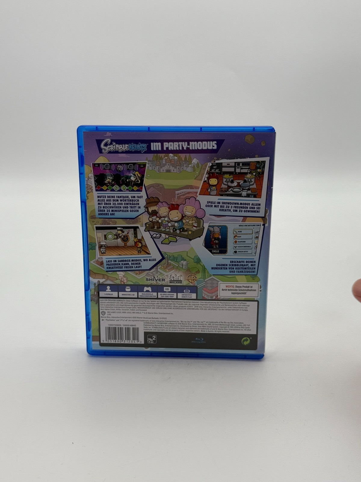 Scribble Nauts Showdown Sony Playstation 4 guter Zustand OVP