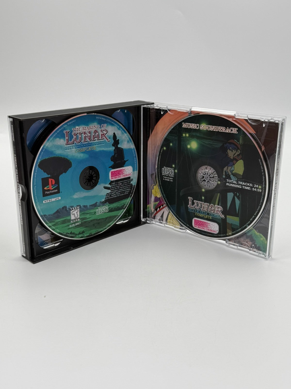Lunar Silver Star Story Complete Sony Playstation 1 bon état NTSC CIB OVP