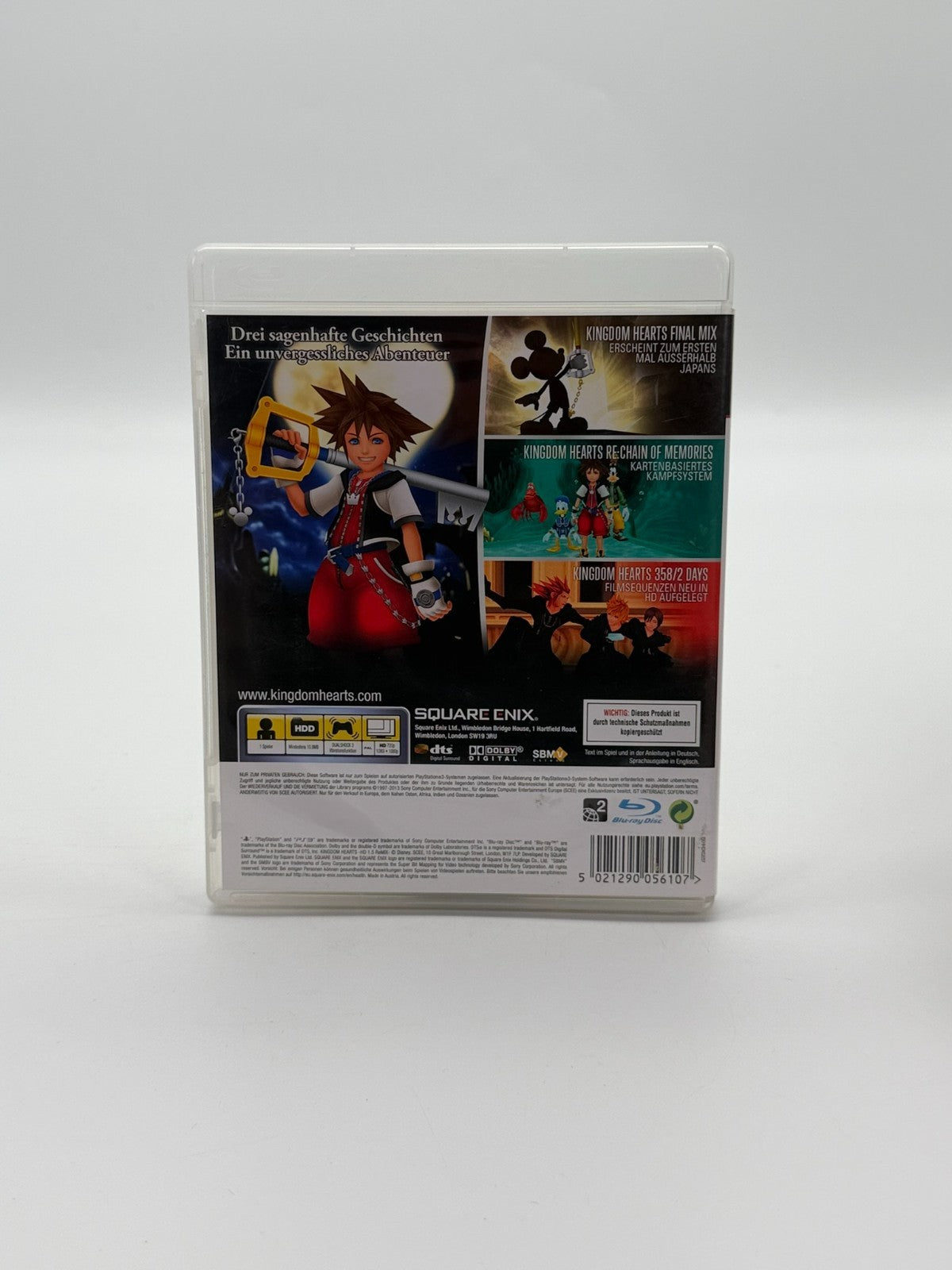 Kingdom Hearts HD 1.5 Remix Sony Playstation 3 Sehr guter Zustand CIB OVP