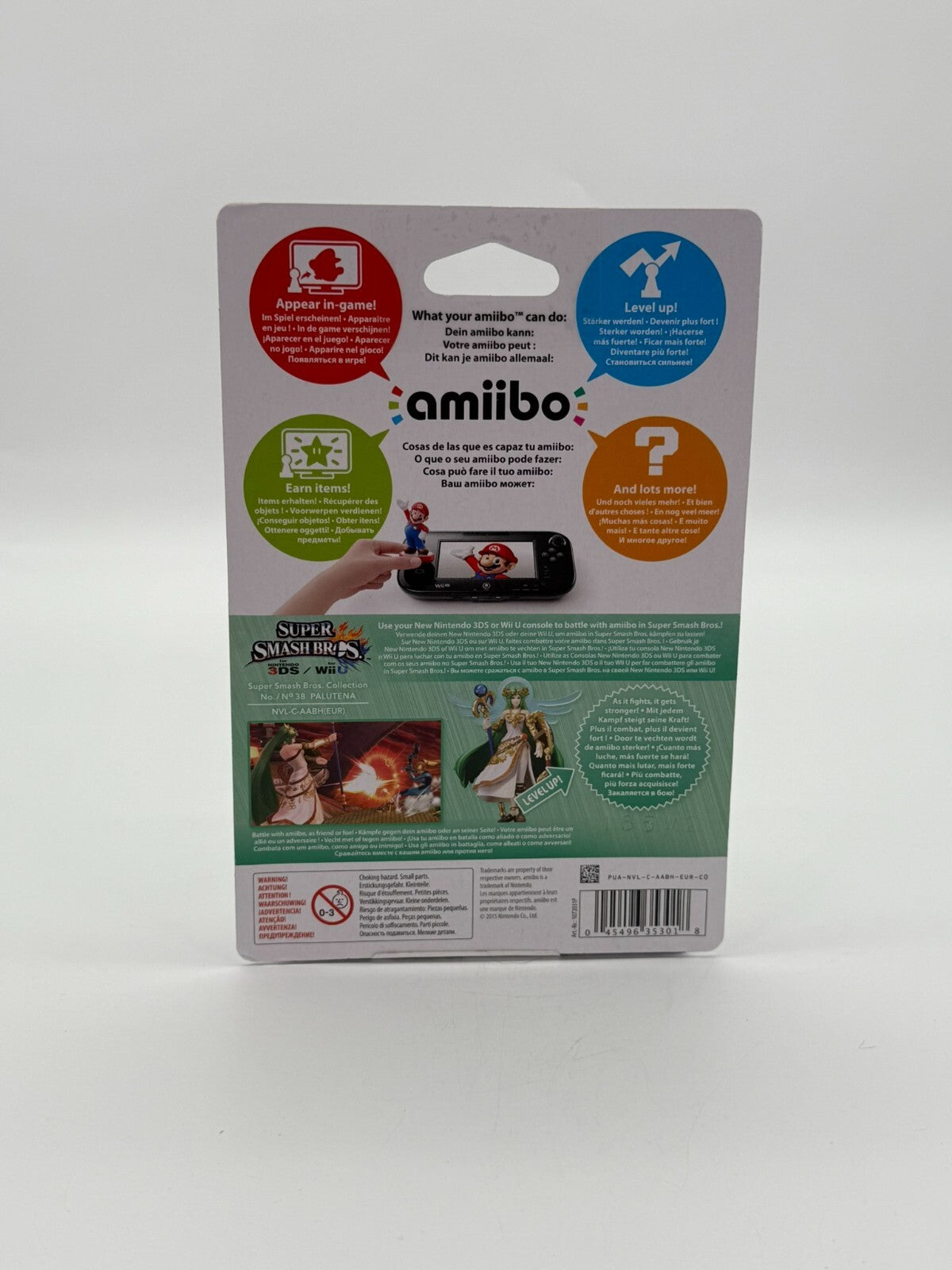 Super Smash Bros. Palutena No. 38 Amiibo 3DS Wii U Switch Neu Factory Sealed