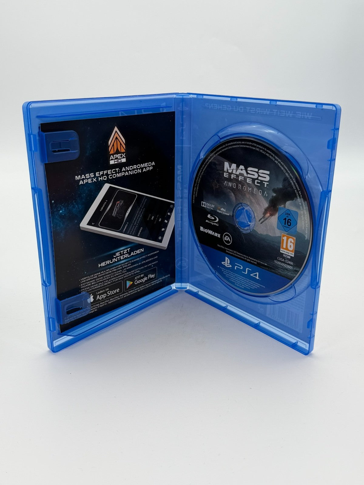 Mass Effect Andromeda Sony Playstation 4 guter Zustand CIB OVP