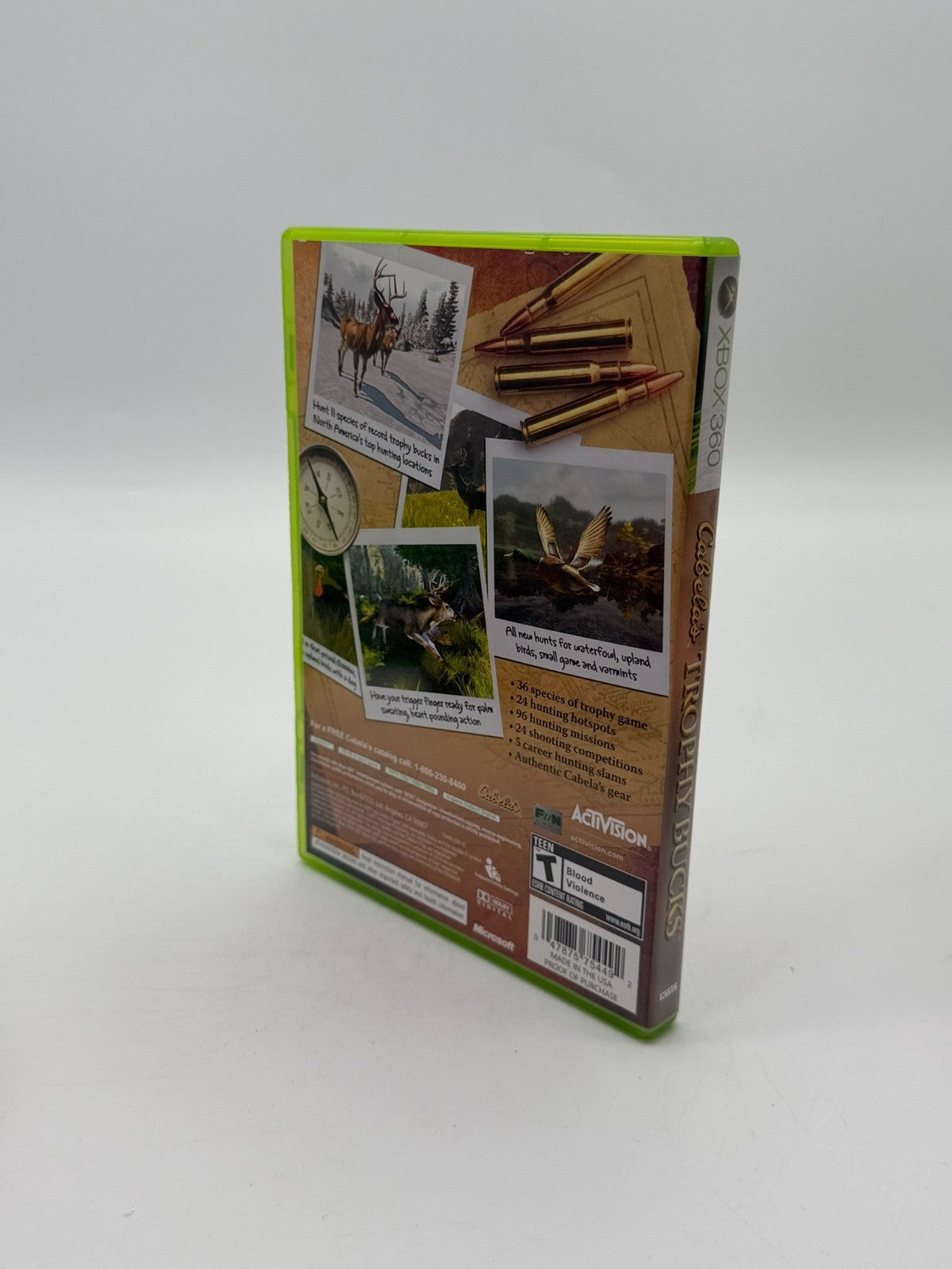 Cabelas Trophy Bucks Microsoft XBox 360 Sehr guter Zustand CIB OVP