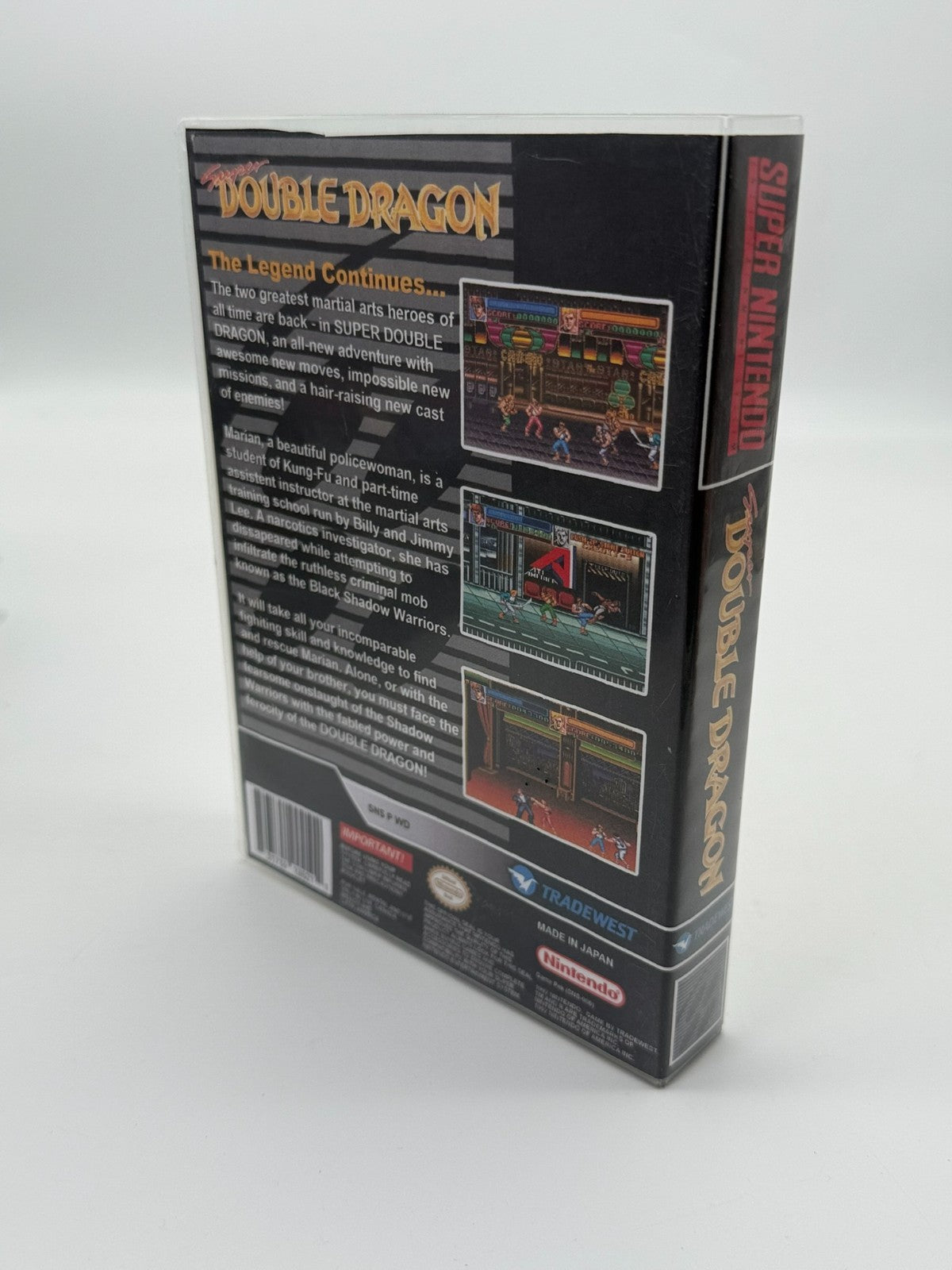 Super Double Dragon Super Nintendo SNES NTSC-U/C guter Zustand