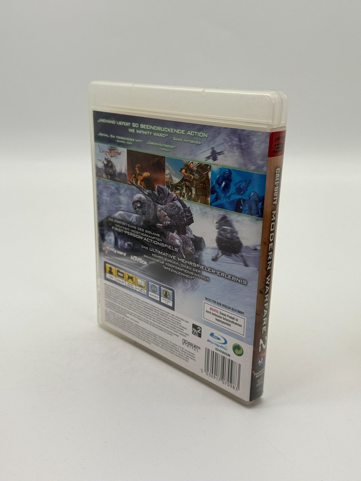Call Of Duty Modern Warfare 2 Sony Playstation 3 Very Good Condition CIB OVP