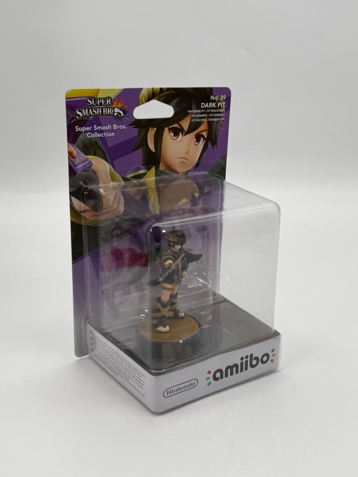 Super Smash Bros. Dark Pit No. 39 Amiibo Factory Sealed New CIB OVP