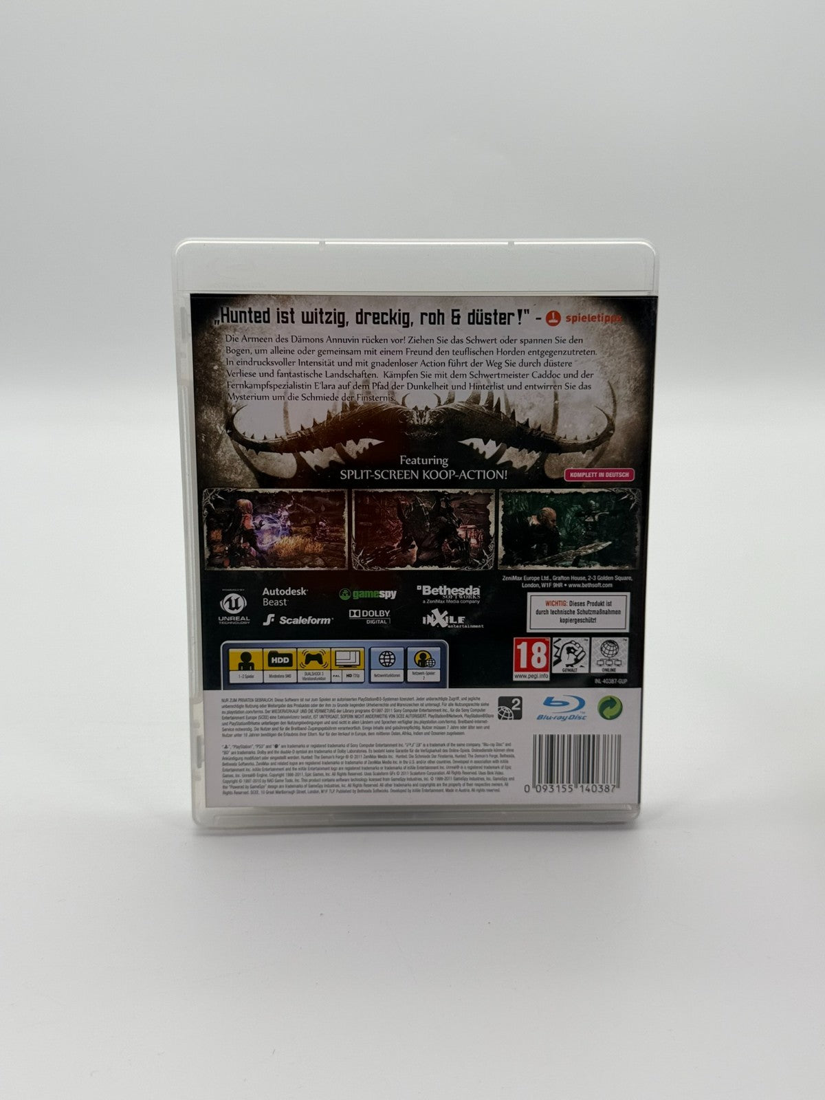 Hunted Die Schmiede der Finsternis Sony Playstation 3 Sehr guter Zustand CIB OVP
