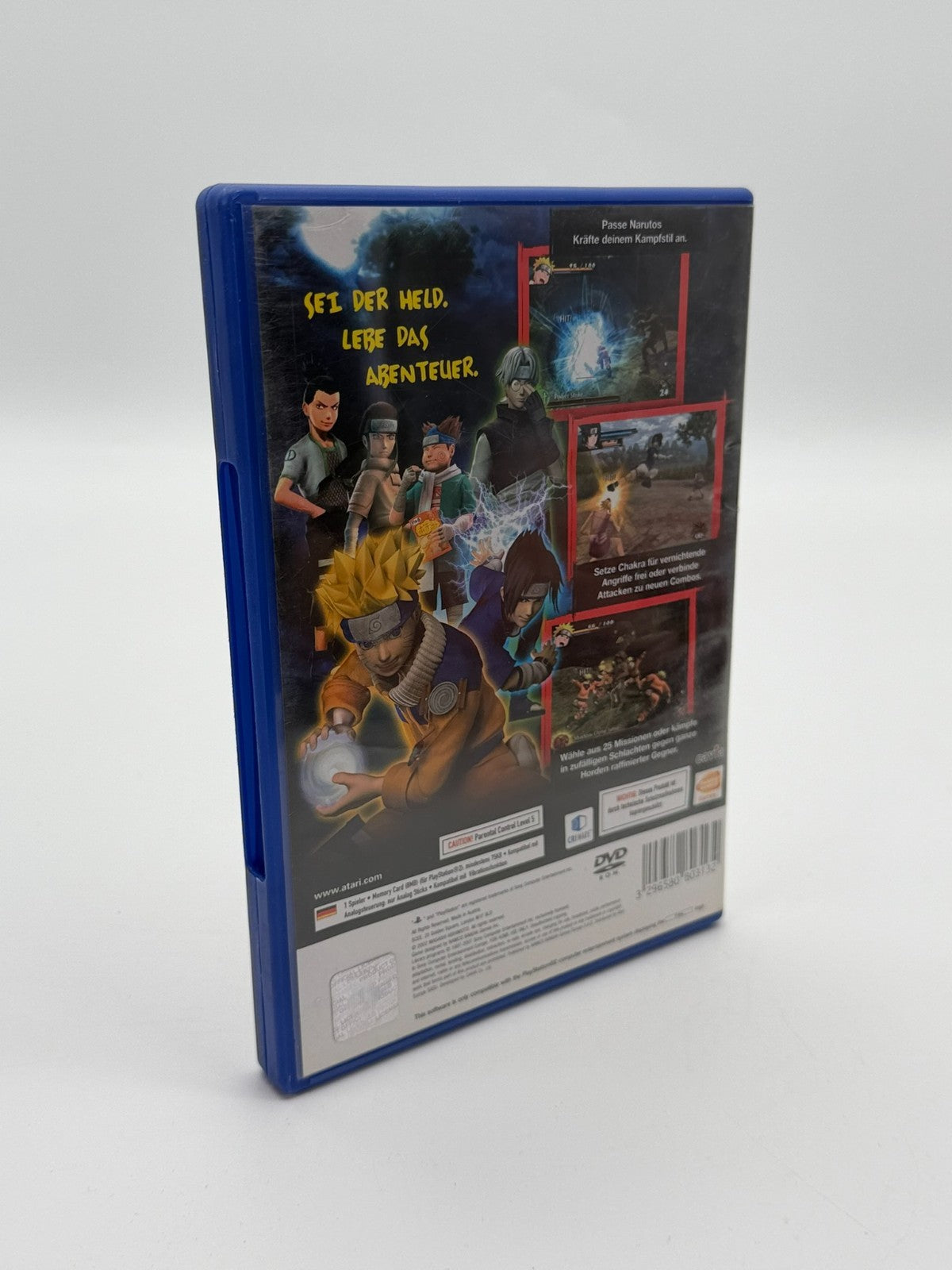 Naruto Uzumaki Chronicles Sony Playstation 2 guter Zustand CIB OVP