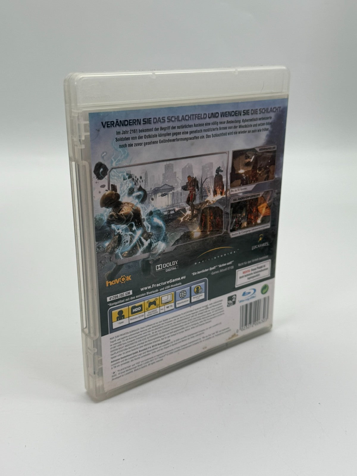 Fracture Sony Playstation 3 guter Zustand CIB OVP