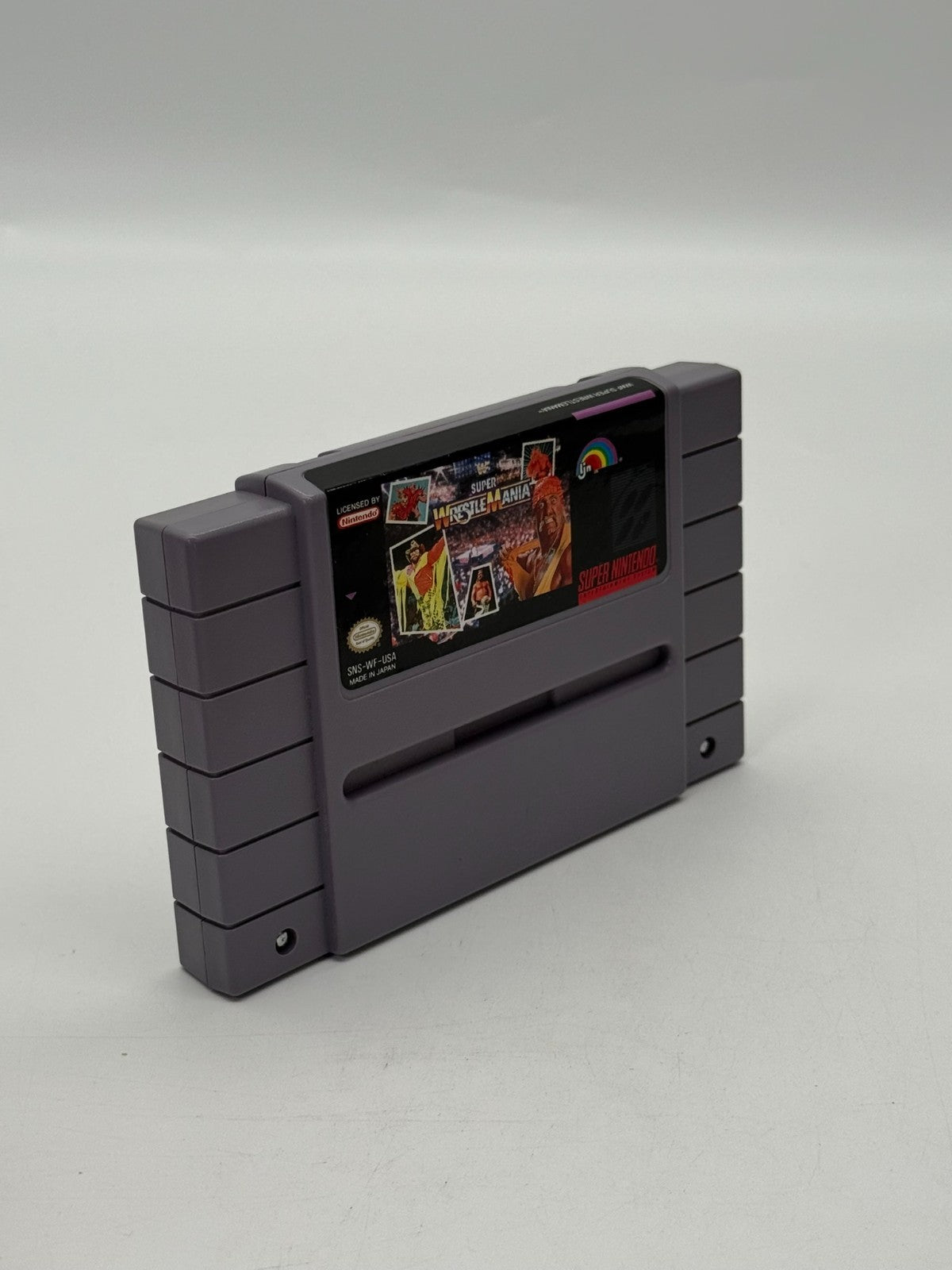 WWF Super Wrestlemania Super Nintendo SNES NTSC-U/C bon - très bon