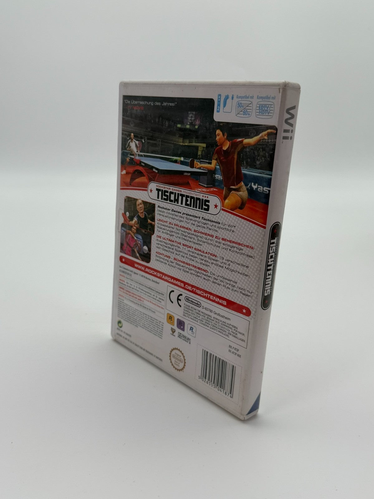Rockstar Games Tischtennis Nintendo Wii guter Zustand CIB OVP