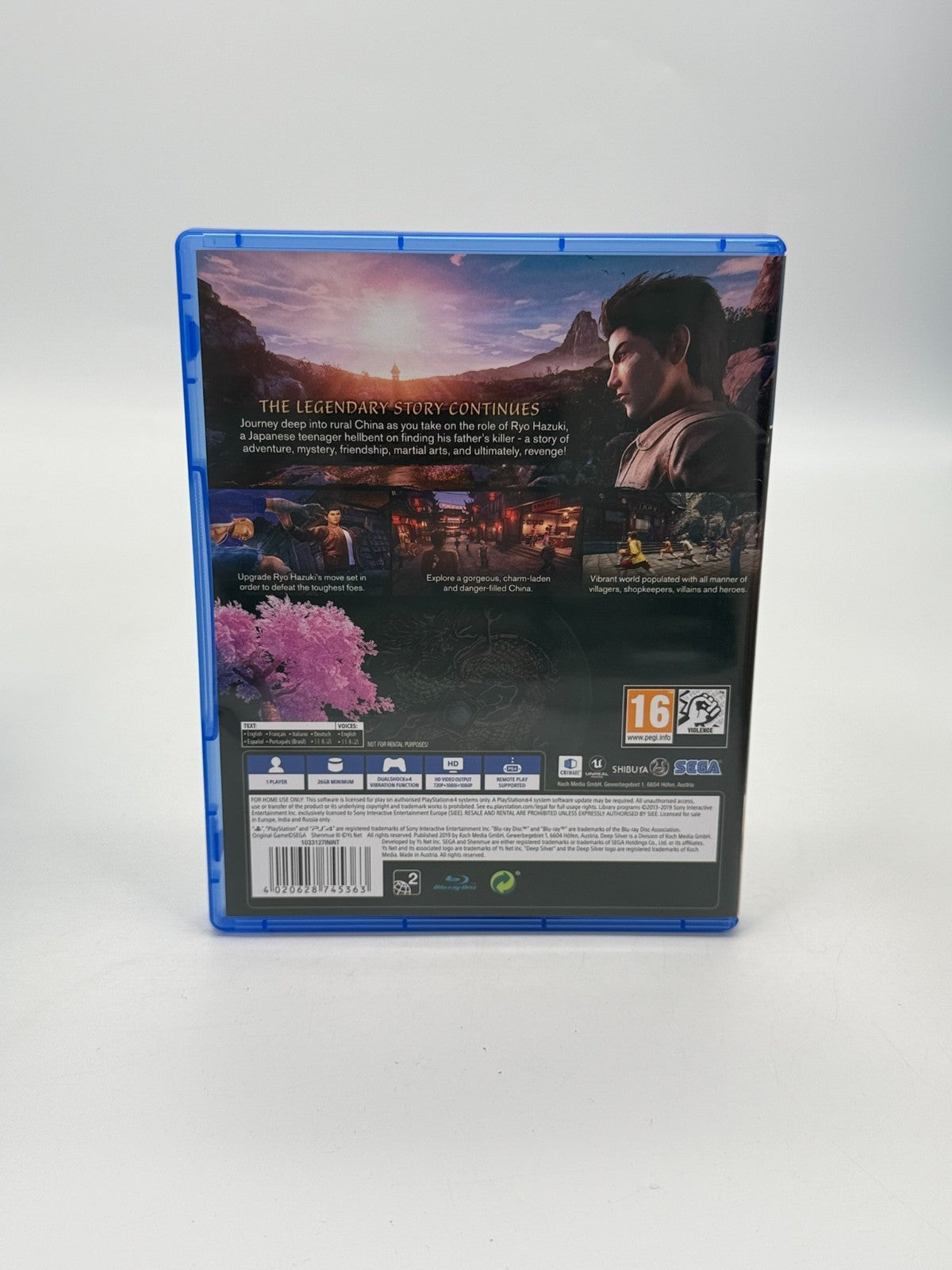Shenmue III Kickstarter Edition Sony Playstation 4 Like New Condition OVP