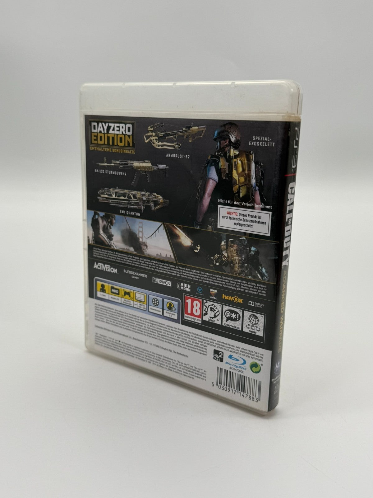 Call Of Duty Advanced Warfare Day Zero Edition Sony Playstation 3 Very good CIB