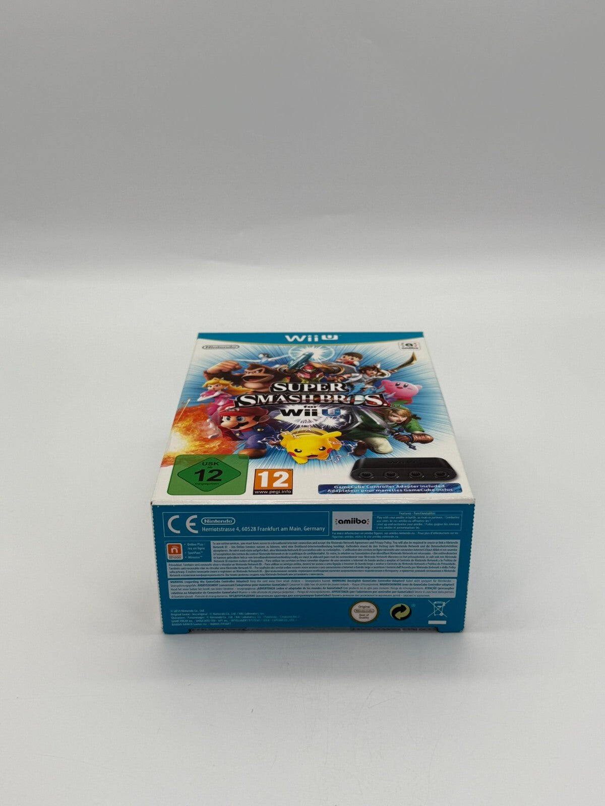 Super Smash Bros. for Nintendo Wii U + Adapt. GameCube. Neuf TOP