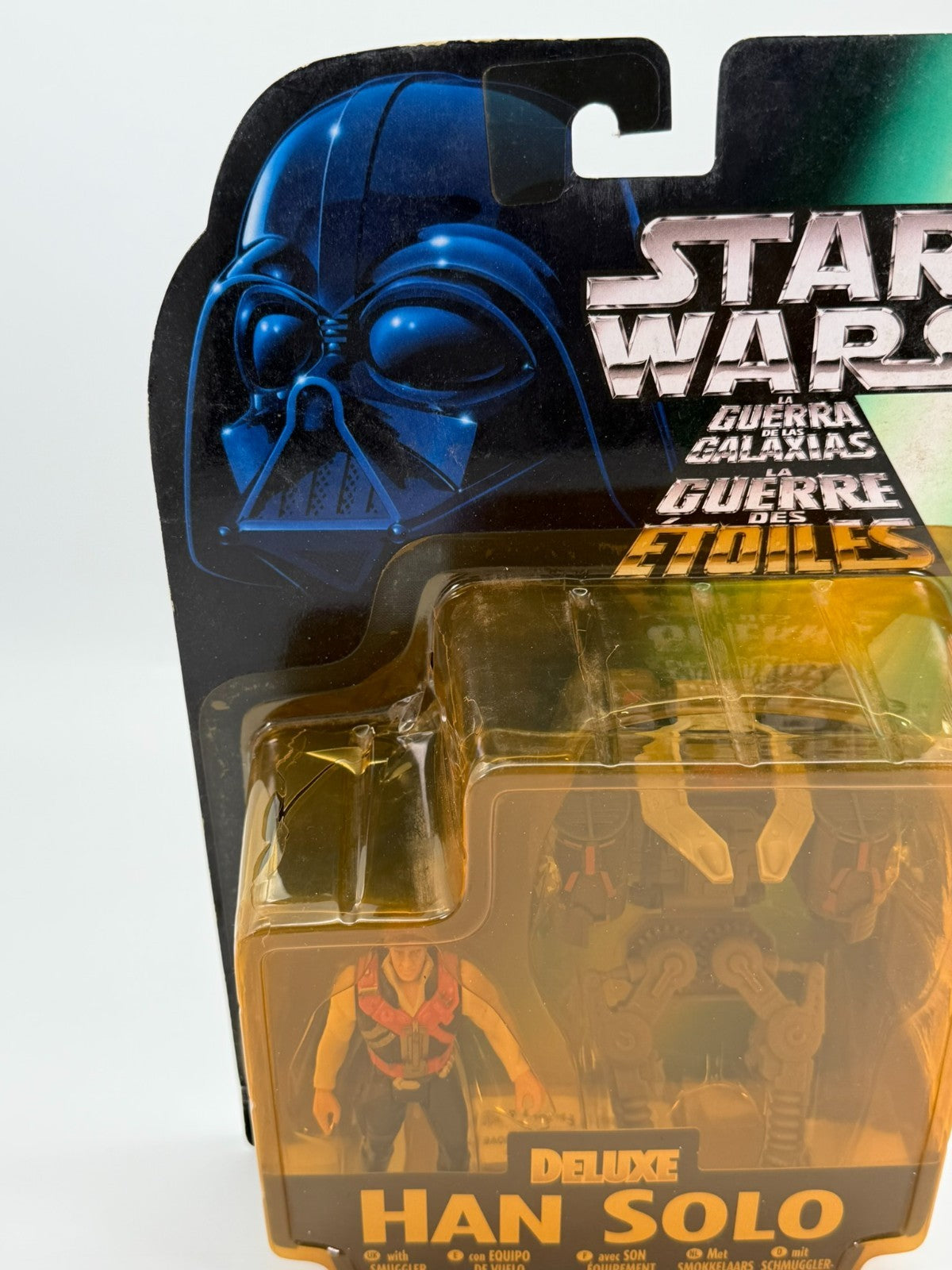 Figurine Han Solo Deluxe Star Wars Hasbro Kenner Neuve Bon état Emballage d'origine 1997
