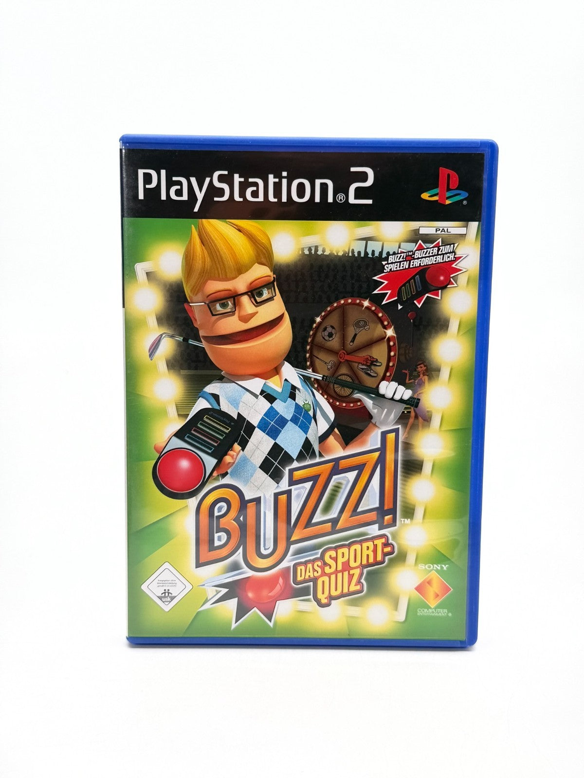 Buzz Das Sport Quiz Sony Playstation 2 Sehr guter Zustand CIB OVP