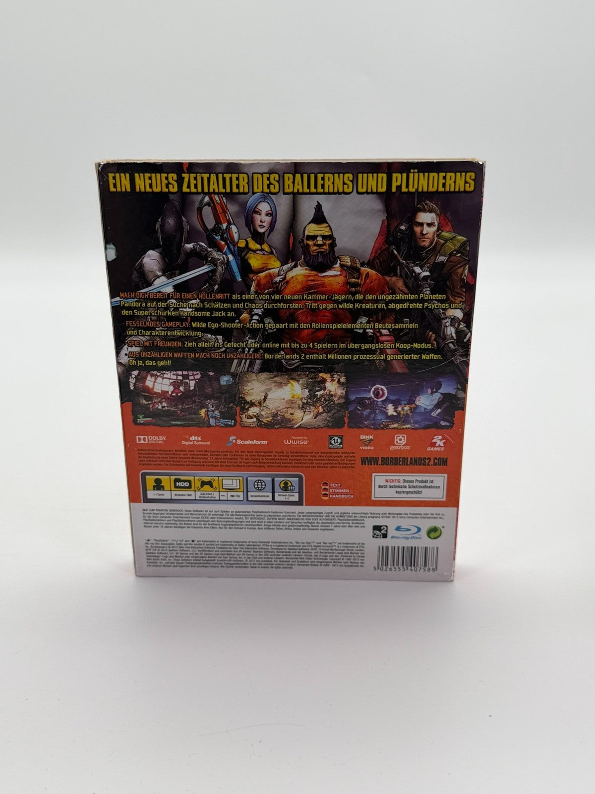Borderlands 2 Sony Playstation 3 Sehr guter Zustand CIB OVP