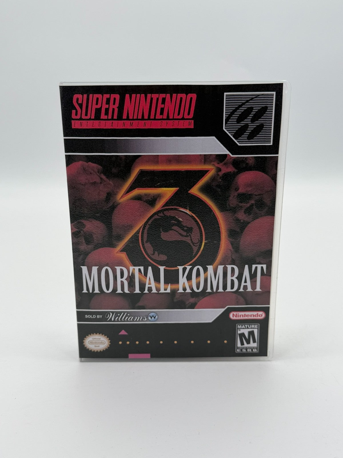 Mortal Kombat 3 Super Nintendo SNES NTSC-U/C Manual and Cartridge