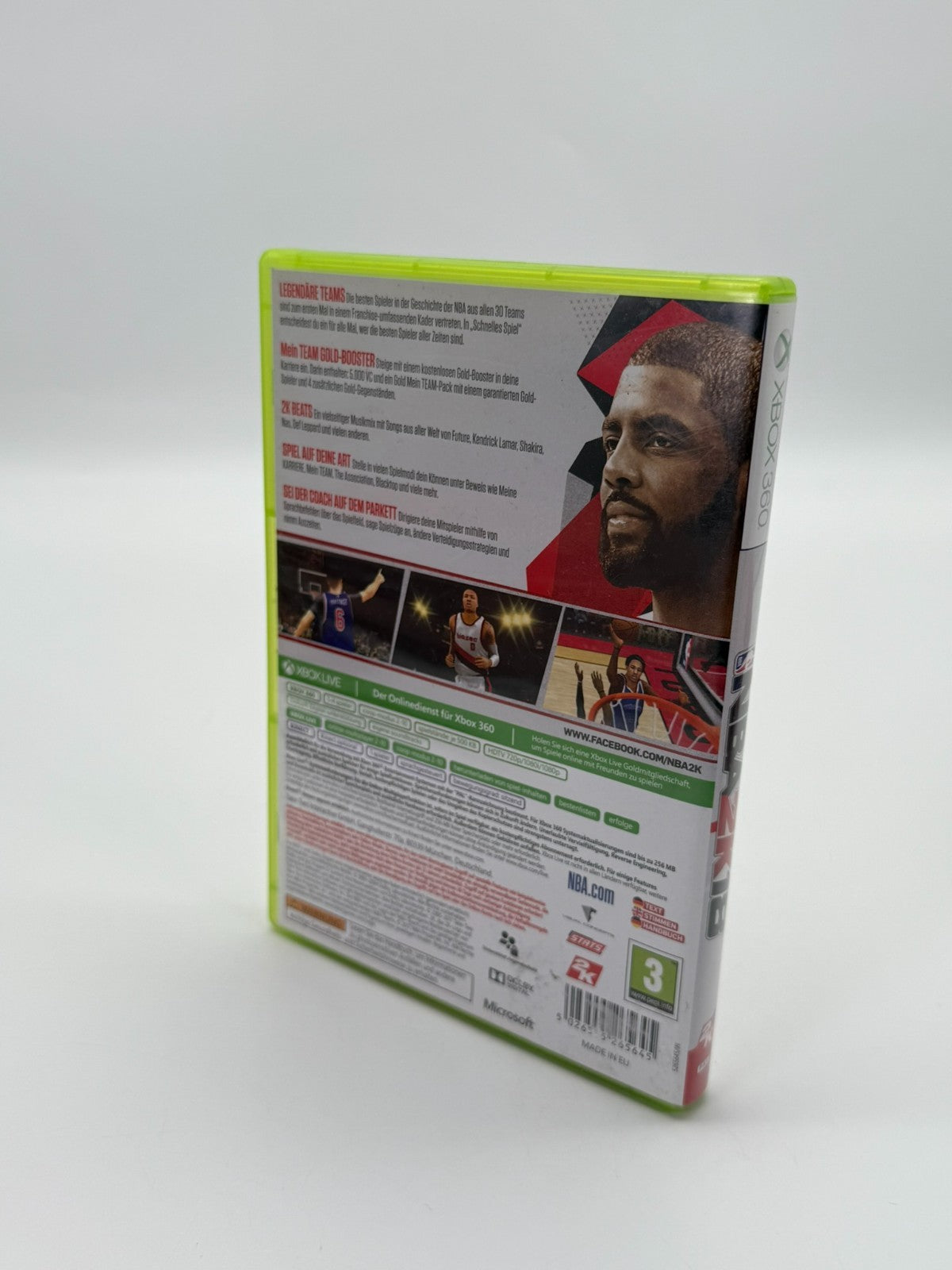NBA 2K18 Microsoft Xbox 360 Good Condition CIB OVP