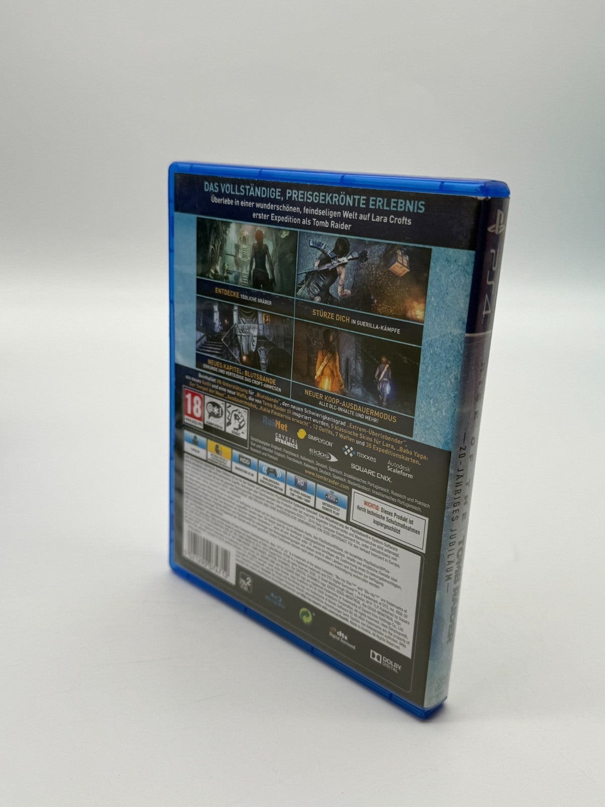 Rise Of The Tomb Raider Sony PlayStation 4 Très bon état CIB Boîte et manuel inclus
