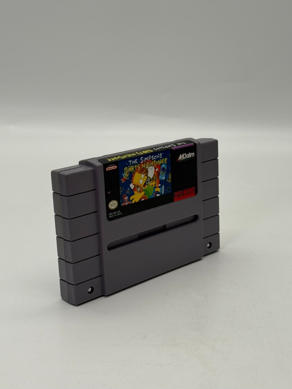 The Simpsons Barts Nightmare Super Nintendo SNES NTSC-U/C Guter Zustand
